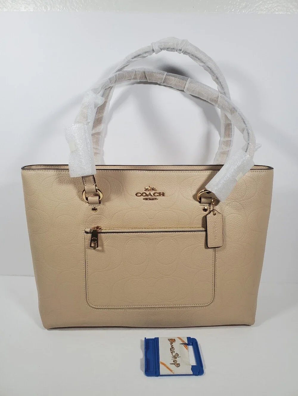 Coach Station Tote Bag In Signature Leather NWT